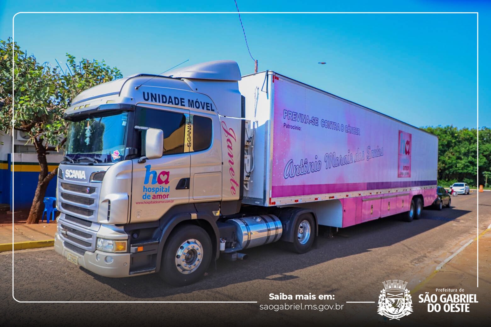 Carreta do Hospital de Amor realiza 500 exames preventivos de